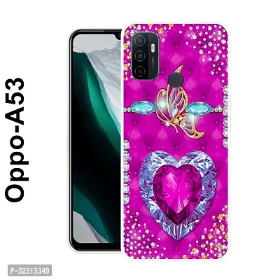 Trendy Multicoloured Silicone Printed Mobile Back Case Cover For OPPO A53-thumb0