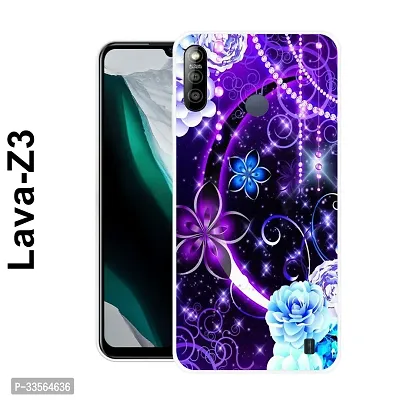 Stylish Silicon Back Cover for Lava Z3