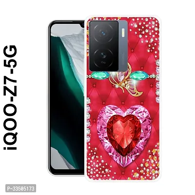 PRINTED NEW STYLISH, FLEXIBLE, PREMIUM Mobile Back Cover BY RADHE ENTERPRISE IQOO Z7 5G-10-thumb0