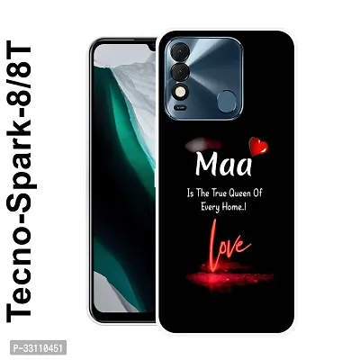 Designer Printed Mobile Back Cover For Tecno Spark 8-thumb0