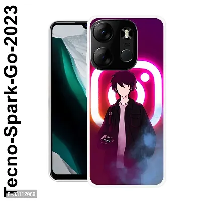 Stylish Silicon Back Cover for Tecno Spark Go 2023