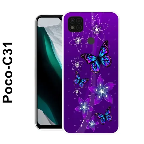 Stylish Silicon Back Cover for Poco C31