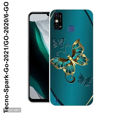 Stylish Multicolored Silicone Printed Back Case Cover For Tecno Spark Go 2021-thumb0