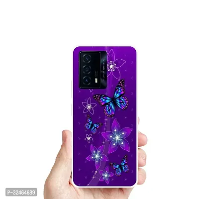 Stylish Multicoloured Silicone Printed Back Case Cover for IQOO Z5 5G-thumb3