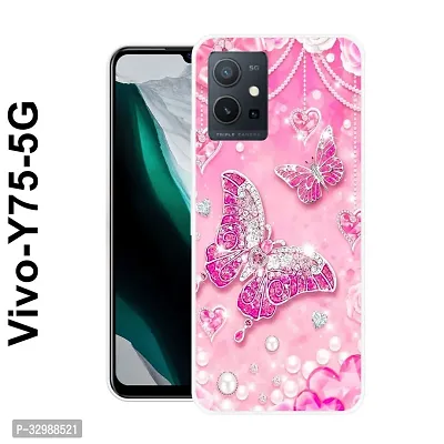 Designer Printed Mobile Back Cover For Vivo Y75 5G