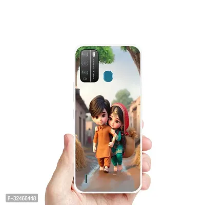 Stylish Silicon Printed Back Cover for Itel Vision 1 Pro-thumb3