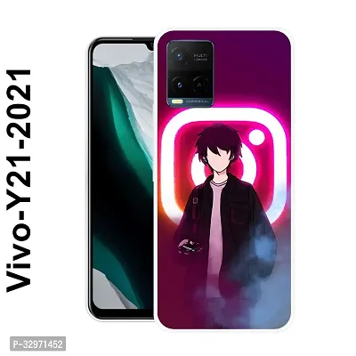 Designer Printed Back Cover for Vivo Y21