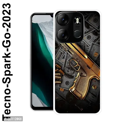 Stylish Silicon Back Cover for Tecno Spark Go 2023