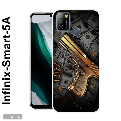 Printed Stylish Mobile Back Cover For Infinix Smart 5A-thumb0