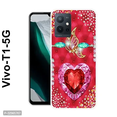 Designer Printed Back Cover for Vivo T1 5G