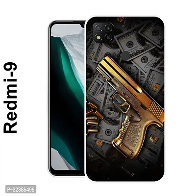 Stylish Printed Back Cover for Redmi 9