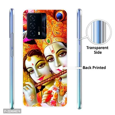 Stylish Multicoloured Silicone Printed Back Case Cover for IQOO Z5 5G-thumb2