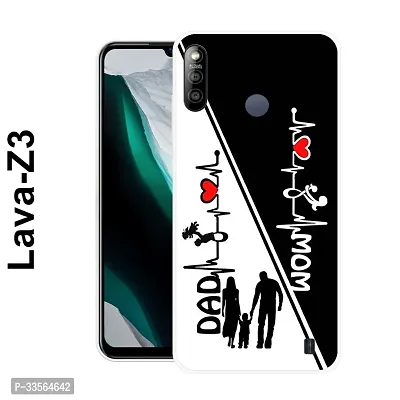 Stylish Silicon Back Cover for Lava Z3