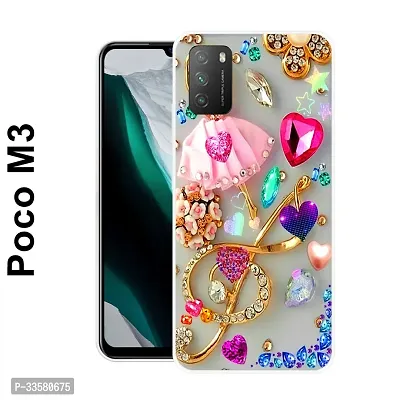 Stylish Silicon Back Cover for POCO M3