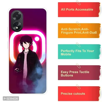 Oppo A18 Printed Mobile Back Cover-thumb4