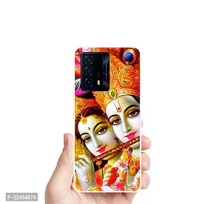 Stylish Multicoloured Silicone Printed Back Case Cover for IQOO Z5 5G-thumb3