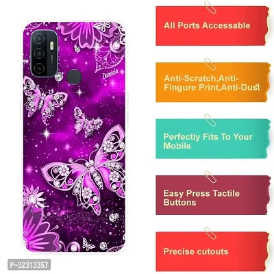 Trendy Multicoloured Silicone Printed Mobile Back Case Cover For OPPO A53-thumb4