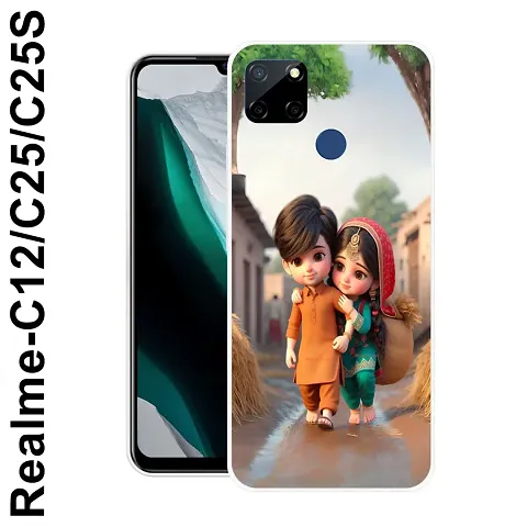 REALME C12 PRINTED Mobile Back Cover BY RADHE ENTERPRISE