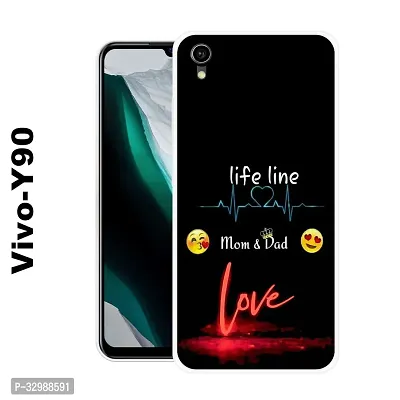 Designer Printed Mobile Back Cover For Vivo Y90