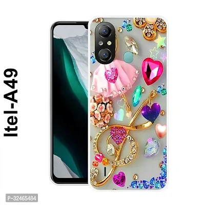 Stylish Multicoloured Silicone Printed Back Case Cover for Itel A49-thumb0