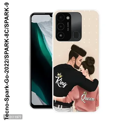 Stylish Silicon Back Cover for Tecno Spark Go 2022-thumb0