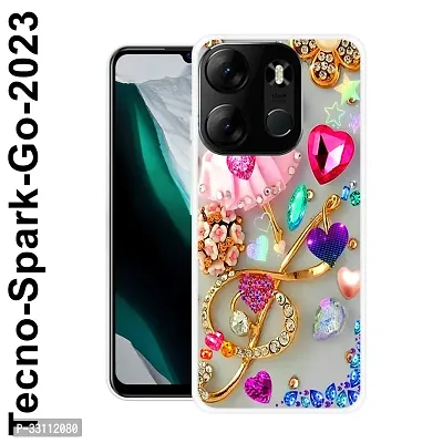 Stylish Silicon Back Cover for Tecno Spark Go 2023