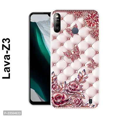 Stylish Silicon Back Cover for Lava Z3