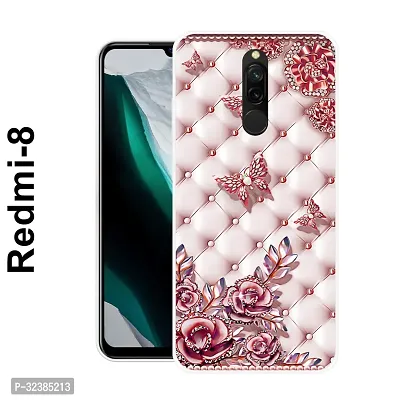 Stylish Printed Back Cover for Redmi 8