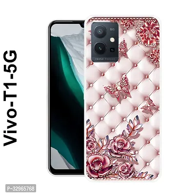 Designer Printed Back Cover for Vivo T1 5G