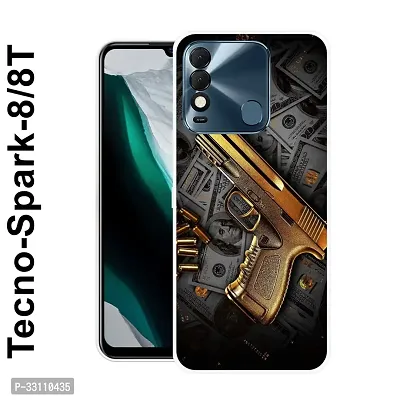 Designer Printed Mobile Back Cover For Tecno Spark 8