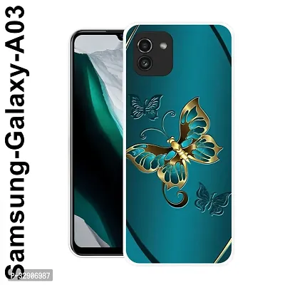 Stylish Silicon Printed Back Case Cover for Samsung Galaxy A03