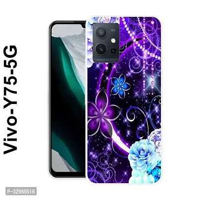 Designer Printed Mobile Back Cover For Vivo Y75 5G