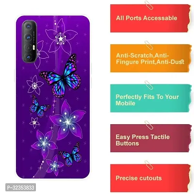 Stylish Silicon Printed Back Case Cover for Oppo Reno 3 Pro-thumb3