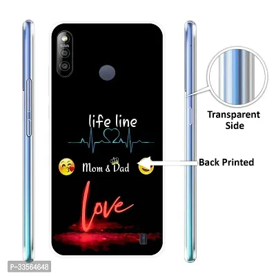 Stylish Silicon Back Cover for Lava Z3-thumb2