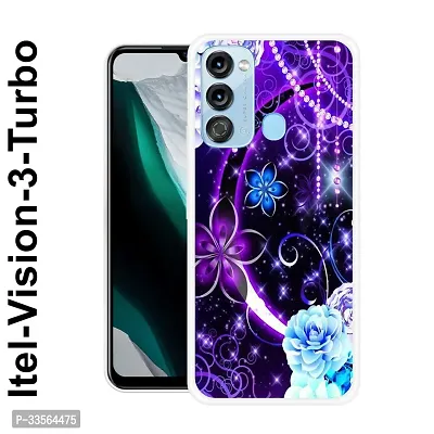 Stylish Silicon Back Cover for Itel Vision 3 Turbo