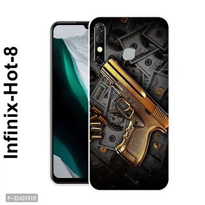 Infinix Hot 8 Printed Mobile Back Cover-thumb0