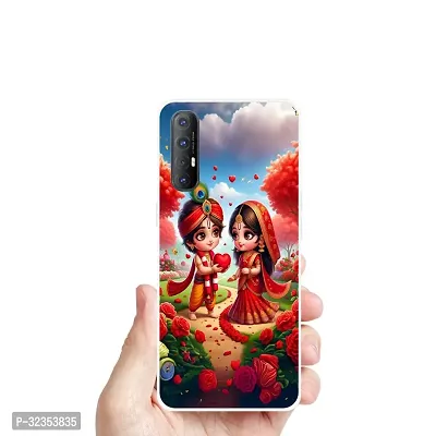 Stylish Silicon Printed Back Case Cover for Oppo Reno 3 Pro-thumb2