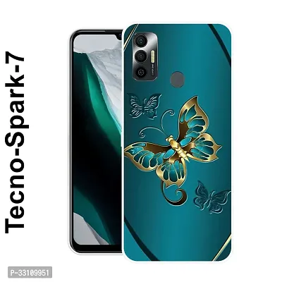 Stylish Silicon Printed for Tecno Spark 7