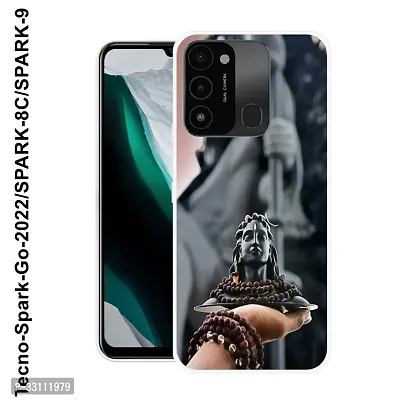 Stylish Silicon Back Cover for Tecno Spark Go 2022-thumb0