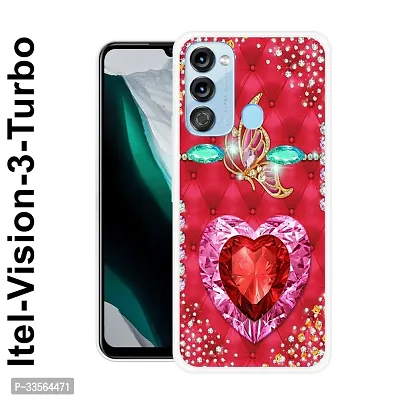 Stylish Silicon Back Cover for Itel Vision 3 Turbo