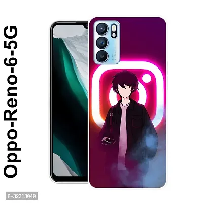 OPPO RENO 6 5G PRINTED Mobile Back Cover-thumb0