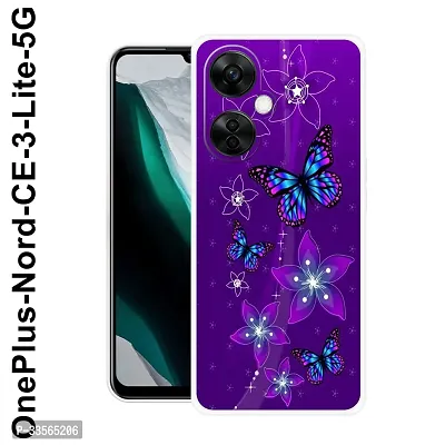 Stylish Silicon Back Cover for One Plus Nord CE 3 Lite 5G-thumb0