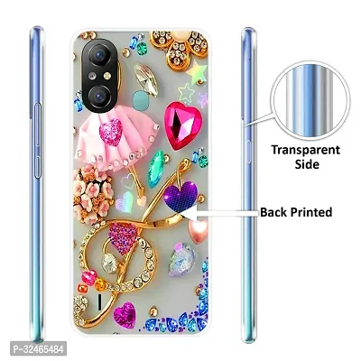 Stylish Multicoloured Silicone Printed Back Case Cover for Itel A49-thumb2