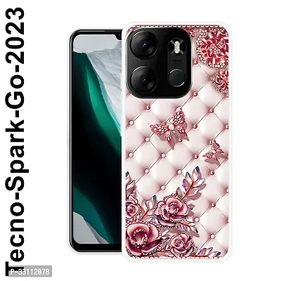 Stylish Silicon Back Cover for Tecno Spark Go 2023-thumb0