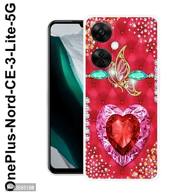 Stylish Silicon Back Cover for One Plus Nord CE 3 Lite 5G