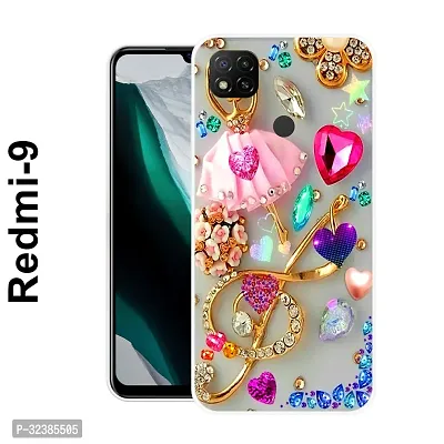 Stylish Printed Back Cover for Redmi 9-thumb0