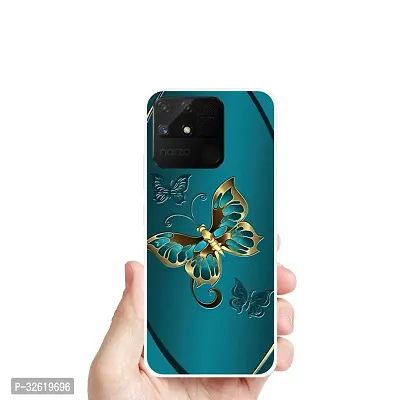 Stylish Silicon Printed Back Case Cover for Realme Narzo 50A-thumb3