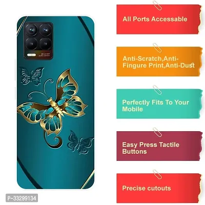 Stylish Silicon Printed Back Case Cover for REALME 8-thumb4