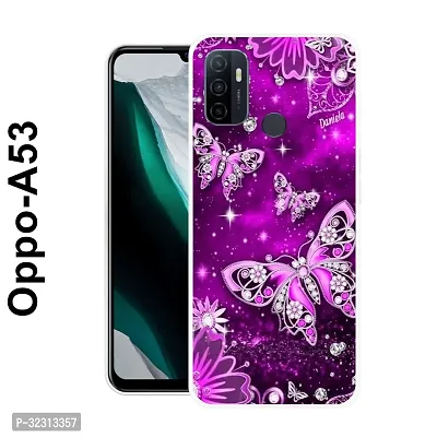 Trendy Multicoloured Silicone Printed Mobile Back Case Cover For OPPO A53-thumb0