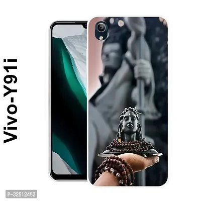 Stylish Silicon Printed Back Cover for Y91i-thumb0